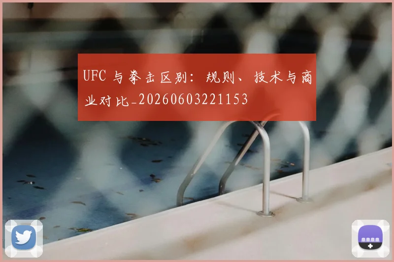 UFC 与拳击区别：规则、技术与商业对比_20260603221153