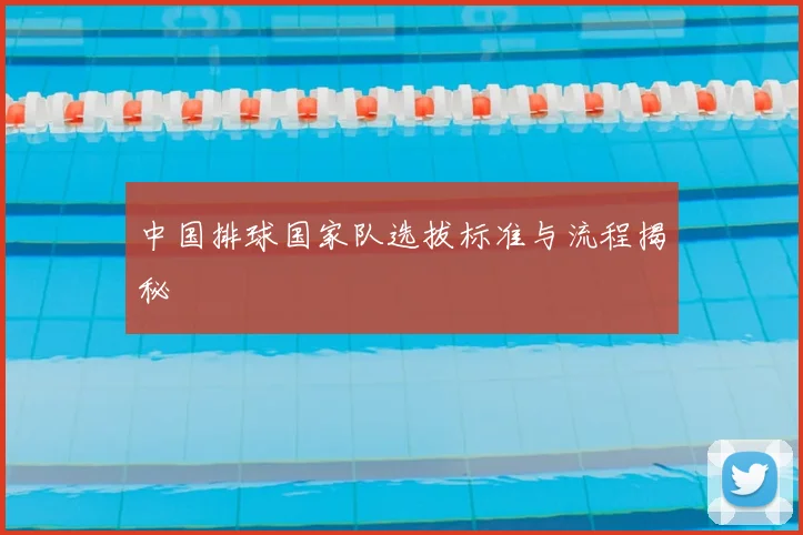 中国排球国家队选拔标准与流程揭秘